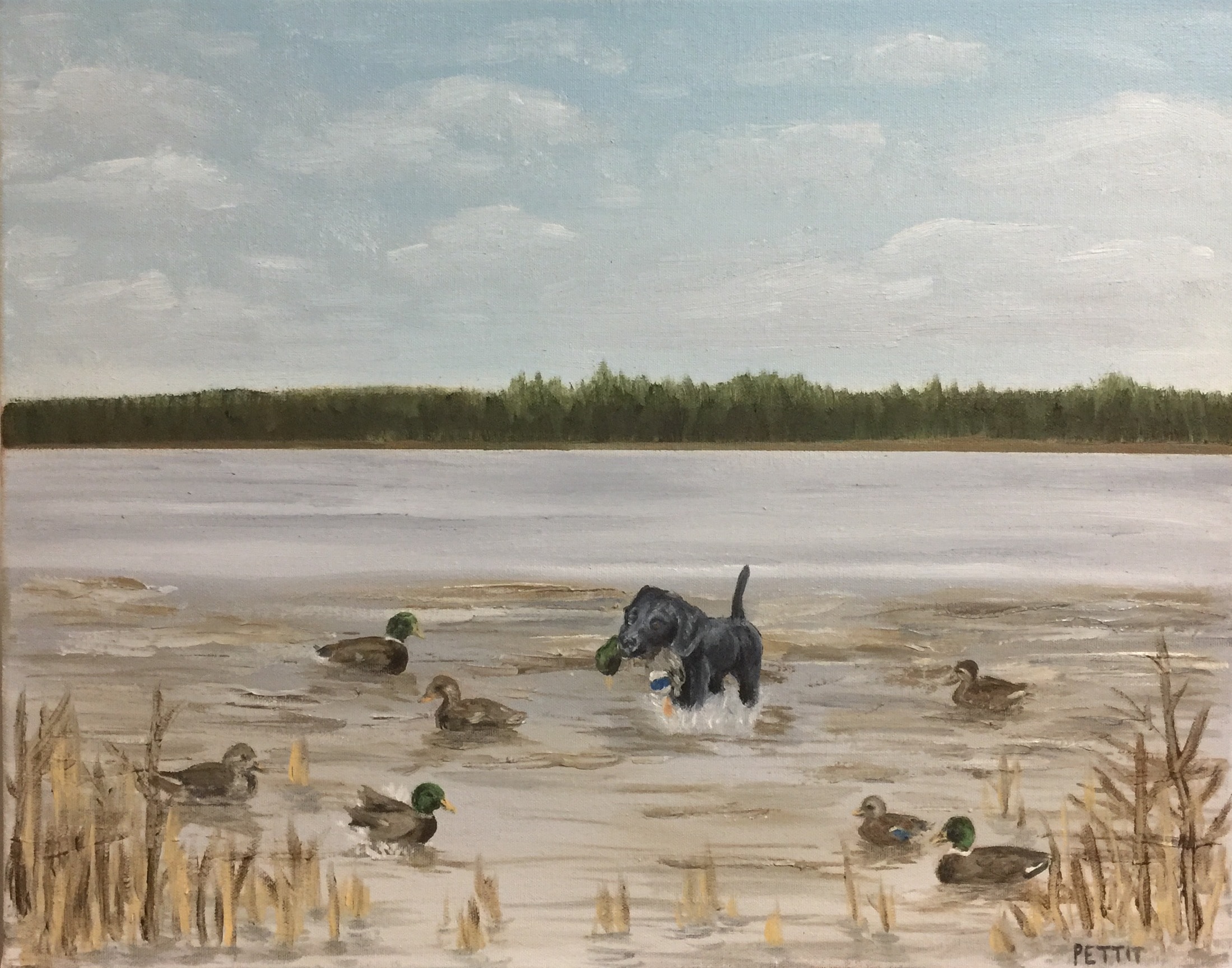 Landscape with Dog